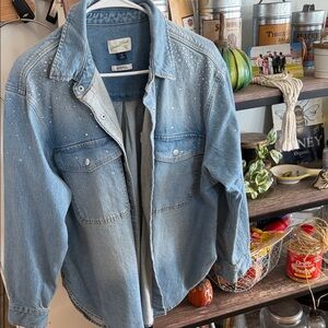 Universal Thread Light Blue Oversized Denim Jacket
